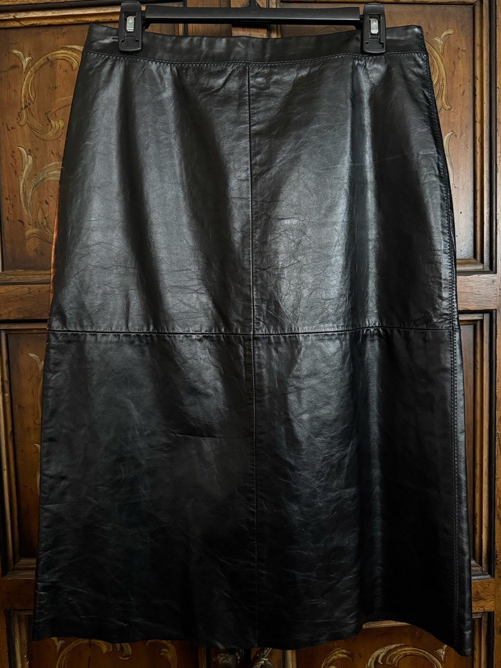 Gap Women’s Vintage A-line Leather Skirt
